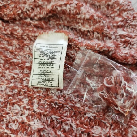 BB Dakota Steve Madden Odetta Open Cardigan Rust New With Tags Women's Size S - Picture 15 of 15